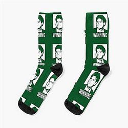 Charlie Sheen Winning Socks