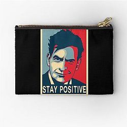 Charlie Sheen Zipper Pouch