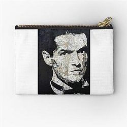 Street art Charlie Sheen fan art zipper pouch