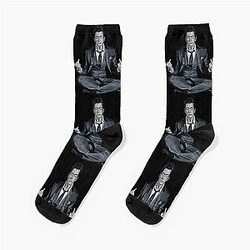 Charlie Sheen Meditating Socks