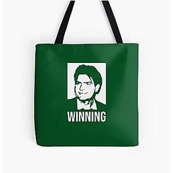 Charlie Sheen Winning Tote Bag