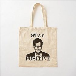 Charlie Sheen Cotton Tote Bag