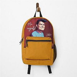 Charlie Sheen No Regrets Backpack