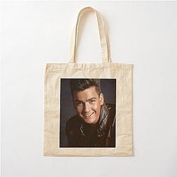 Charlie Sheen Young Cotton Tote Bag
