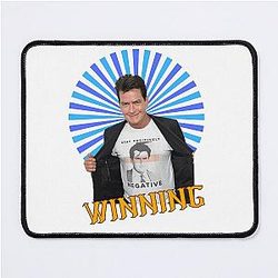 Charlie Sheen Winning Mouse Pad