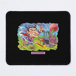 Charlie Sheen Mouse Pad