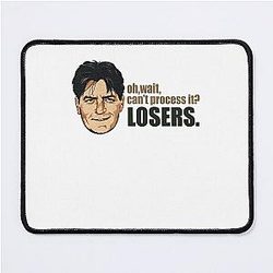 Charlie Sheen Mouse Pad