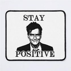 Stays Charlie Sheen Mouse Pad
