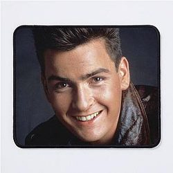 Charlie Sheen Mouse Pad