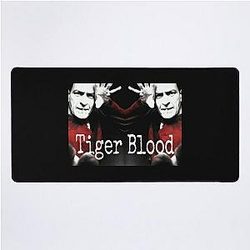 Charlie Sheen Tiger Blood Desk Mat