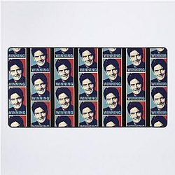 Winning by Charlie Sheen Desk Mat