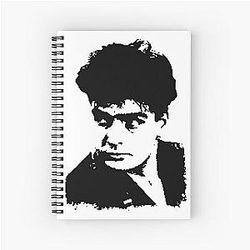 Charlie Sheen Pop Art Portrait Spiral Notebook