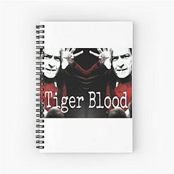 Charlie Sheen Tiger Blood Notebook