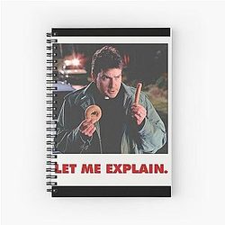 Scary Movie 3 Charlie Sheen Spiral Notebook