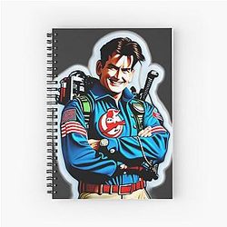 Falconization of Charlie Carronised Spiral Notebook