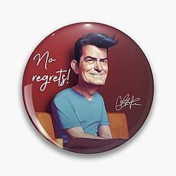 Charlie Sheen No regrets! Pin