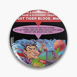 Charlie Sheen Pin