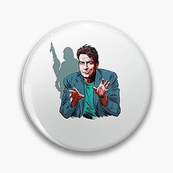 Charlie Sheen - An illustration by Paul Cemmick Pin disposed