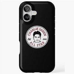 Charlie Sheen All Star Converse iPhone Tough Case