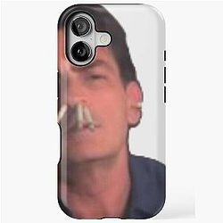 Charlie Sheen on blunt iPhone Tough Case
