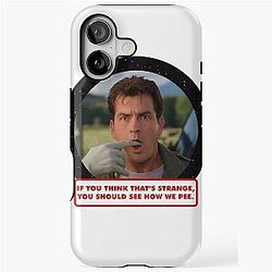 Scary Movie 3 Aliens with Charlie Sheen iPhone Tough Case