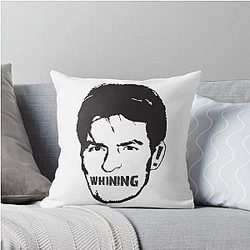 Charlie Sheen Throw Pillow
