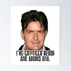 Charlie Sheen talks about Posters