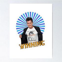 Charlie Sheen Winning Poster