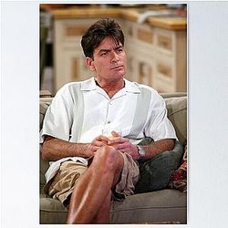 Charlie Sheen Relax Poster