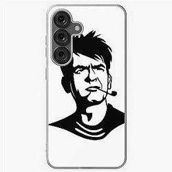 Charlie Sheen Black Samsung Galaxy Soft Case