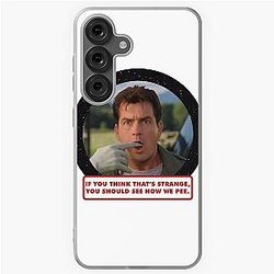 Scary Movie 3 Aliens Charlie Sheen Galaxy Soft Case