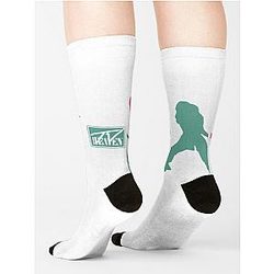 Charli Xcx Merch New Shapes Silhouette  Sock Premium Merch Store