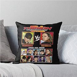 Charlize Theron Fighter Throw Pillow