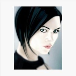 Charlize Theron as Aeon Flux Photographic Print