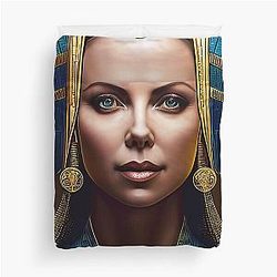 Charlize Theron Cleopatra Duvet Cover