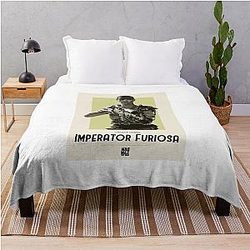 Charlize Theron Mad Max Throw Blanket