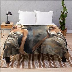 Digital design of Charlize Theron Throw Blanket