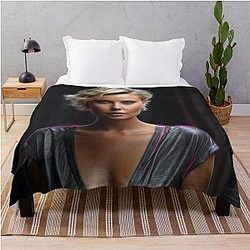 Charlize Theron Throw Blanket
