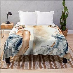 Digital design Charlize Theron Throw Blanket