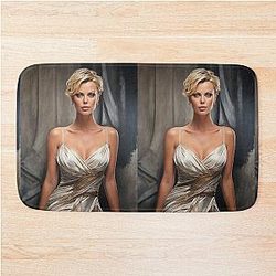 Digital Design of Charlize Theron Bath Mat