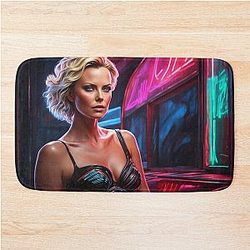 Digital Design of Charlize Theron Bath Mat