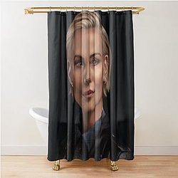 Charlize Theron Shower Curtain