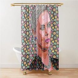 Charlize Theron Shower Curtain