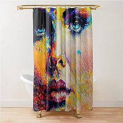 Charlize Theron Shower Curtain
