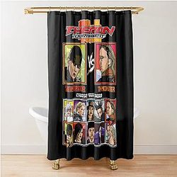 Charlize Theron Fighter Shower Curtain