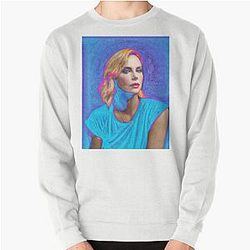 Pop Art Charlize Theron Pullover Sweatshirt