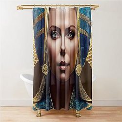 Charlize Theron Cleopatra Shower Curtain
