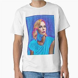 Pop Art Charlize Theron Classic T-Shirt