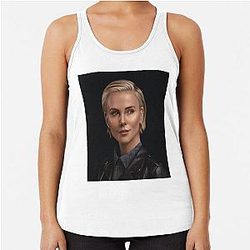 Charlize Theron Racerback Tank Top