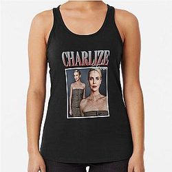 Charlize Theron Vintage Racerback Tank Top